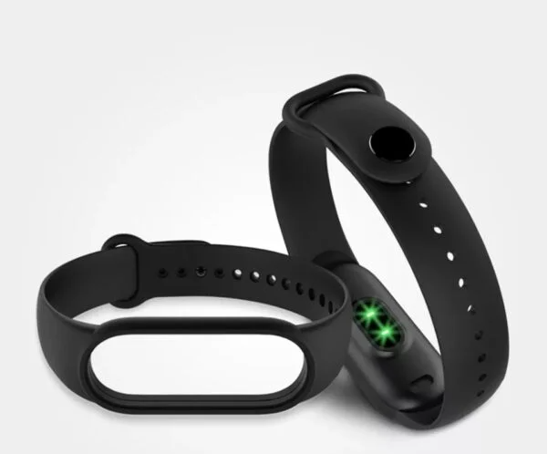 Silicone Case for Xiaomi Mi Smart Band 3,4,5,6,7 - Black