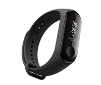 Silicone Case for Xiaomi Mi Smart Band 3,4,5,6,7 - Black