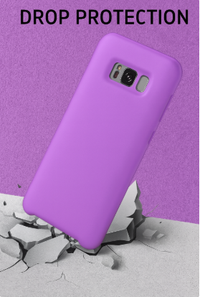 Silicone Case for Samsung Galaxy S8 - Purple