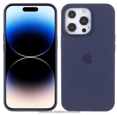 Silicone Back Cover for iPhone 16 Pro Max - Blue