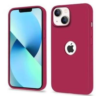 Silicone Back Cover for iPhone 13 Mini - Maroon