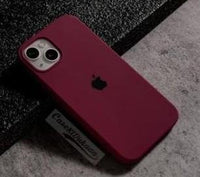 Silicone Back Cover for iPhone 13 Mini - Maroon