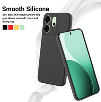 Silicone Case for Oppo Reno 14F - Black