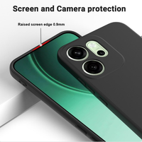 Silicone Case for Oppo Reno 14F - Black