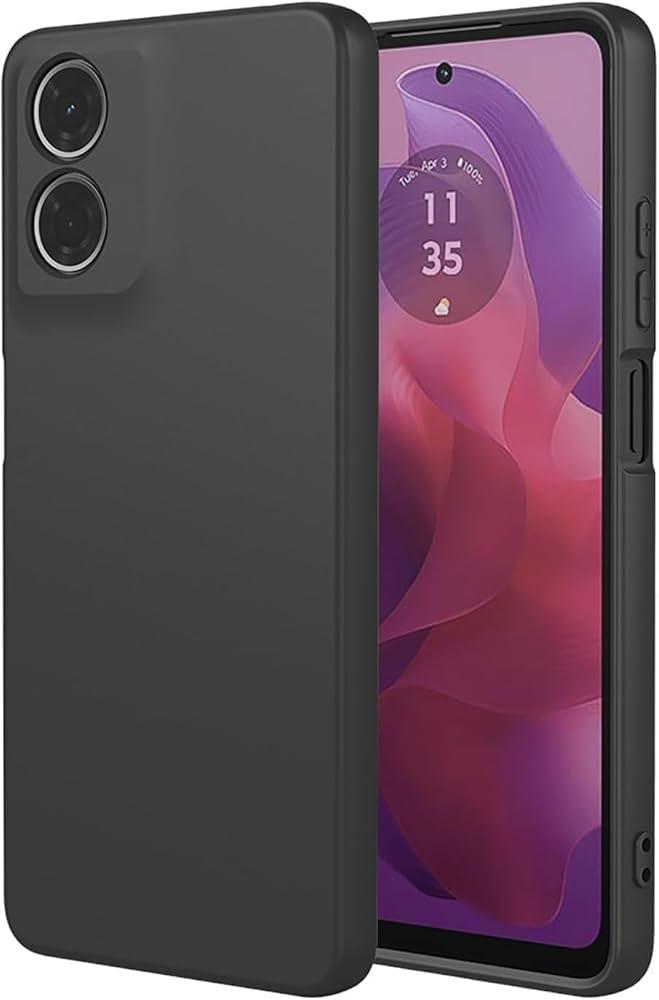 Silicone Case for Motorola Moto E14 - Black