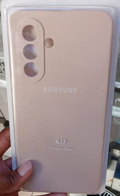 Silicone Case for Samsung Galaxy A17 - Beige