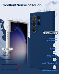 Silicone Case for Samsung Galaxy S24 Ultra - Black
