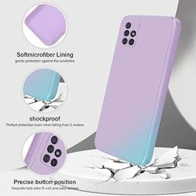Silicone Case for Samsung Galaxy A51 - Purple