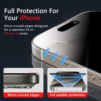 Tempered Glass Screen Protector for Apple iPhone 16 Pro Max