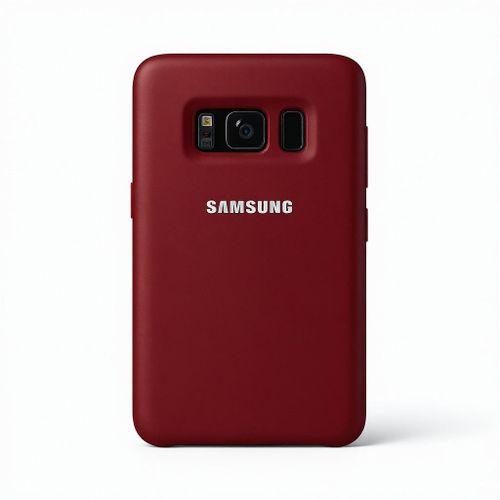 Silicone Case for Samsung Galaxy S8 Plus - Maroon