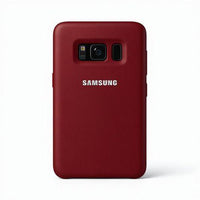 Silicone Case for Samsung Galaxy S8 Plus - Maroon