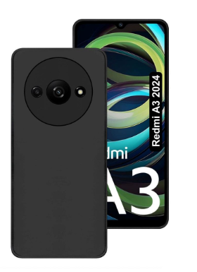 Silicone Case for Xiaomi Redmi A3x - Black
