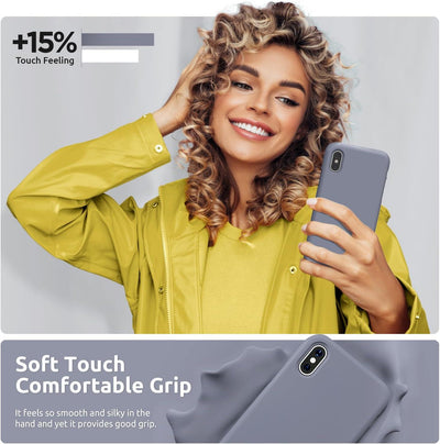 Silicone Case for Apple iPhone X - Grey