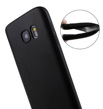 Silicone Case for Samsung Galaxy S7 Edge - Black