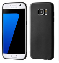 Silicone Case for Samsung Galaxy S7 Edge - Black
