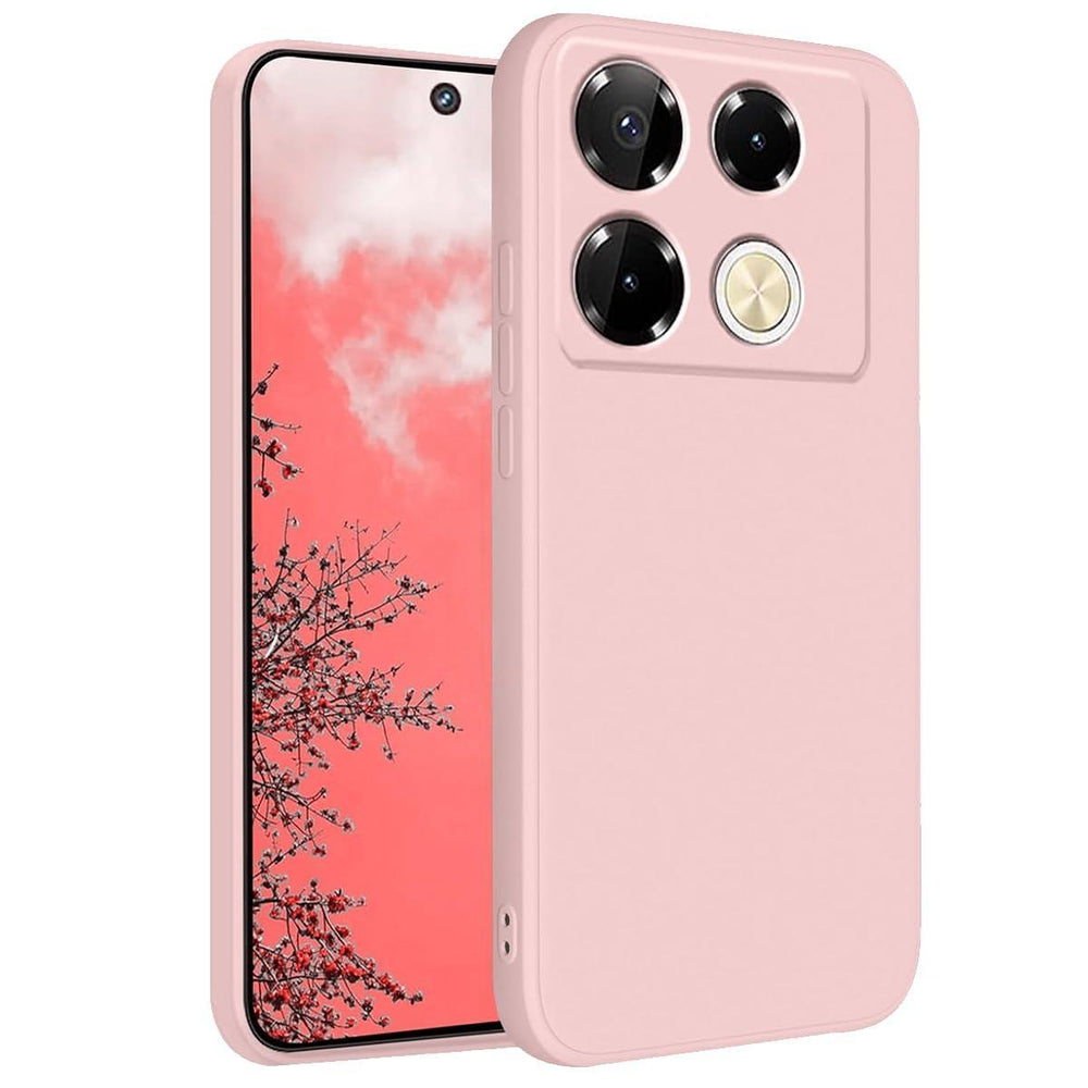 Silicone Case for Infinix Note 40 Pro - Pink