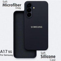 Silicone Case for Samsung Galaxy A17 - Black
