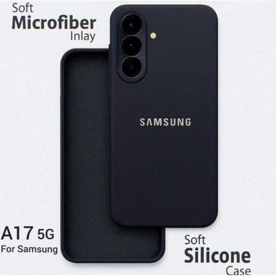 Silicone Case for Samsung Galaxy A17 - Black