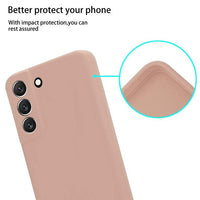Silicone Case for Samsung Galaxy S22 - Beige