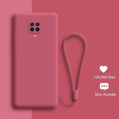 Silicone Case for Xiaomi Redmi Note 9 Pro - Burgundy