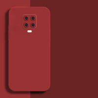 Silicone Case for Xiaomi Redmi Note 9 Pro - Burgundy