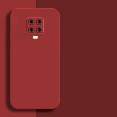 Silicone Case for Xiaomi Redmi Note 9 Pro - Burgundy