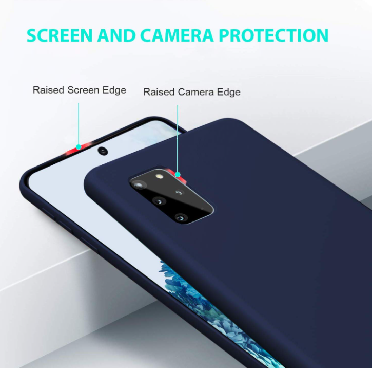 Silicone Case for S20 Plus - Navy Blue