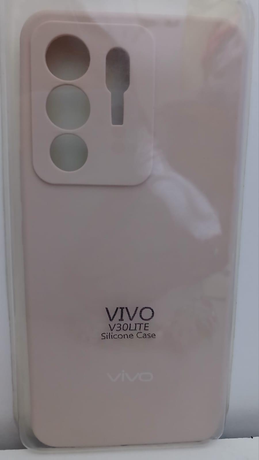 Silicone Case for vivo V30 Lite - Beige
