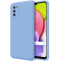 Silicone Case for Samsung Galaxy A03s - Blue