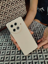 Silicone Case for Tecno Camon 30s - Beige