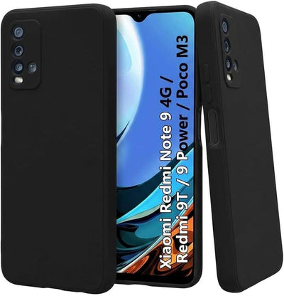 Silicone Case for Xiaomi Redmi 9T - Black