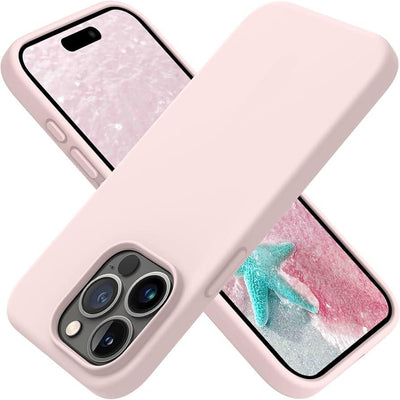 Silicone Case for Apple iPhone 15 Pro Max - Beige