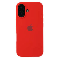Silicone Case for iPhone 16 - Red