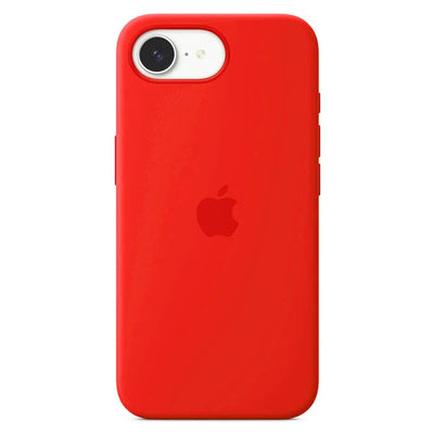 Silicone Case for iPhone 16e - Red
