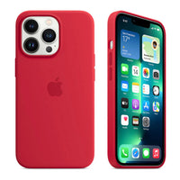 Silicone Case for iPhone 14 Pro - Red