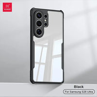 XUNDD MagSafe case for Samsung Galaxy S26 Ultra – clear back with black bumper, main product shot