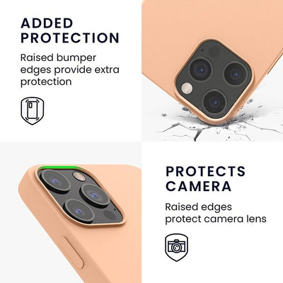Silicone Case for Apple iPhone 12 Pro Max - Peach