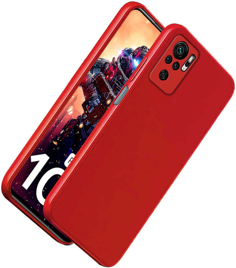 Silicone Case for Xiaomi Redmi Note 10 - Burgundy