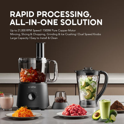 Oraimo OmniBlend 1500W 4-in-1 Multifunctional Blender (OBL-581A)
