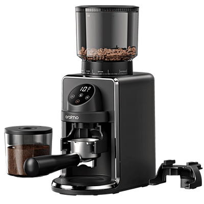 oraimo BeanGrind Pro 41mm Conical Burr Coffee Grinder – 51 Grind Settings, Touch Control (OCB-521A)