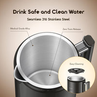 oraimo FastBrew OEK-261A – seamless 316 stainless steel liner