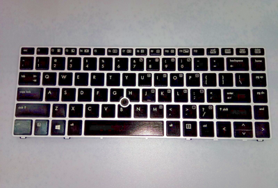 HP EliteBook Folio 9470m / 9480m Backlit Keyboard Replacement – Black with Pointer | US Layout