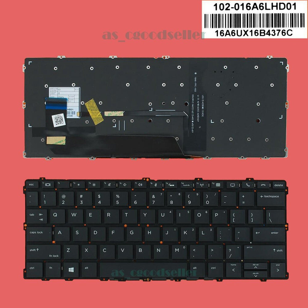HP EliteBook x360 1030 G2 backlit replacement laptop keyboard 904507-001, US layout