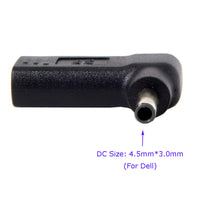 USB-C to Dell 4.5mm adapter – 4.5 x 3.0mm tip size