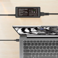 Chromebook USB-C 65W charger, specs side