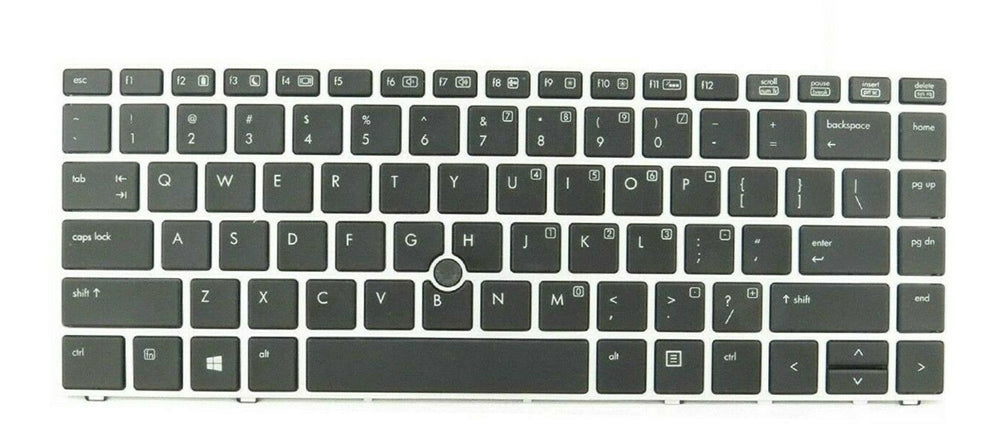 HP EliteBook Folio 9470m / 9480m backlit replacement keyboard with pointer, US layout