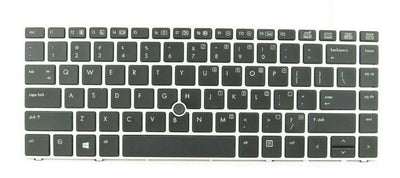 HP EliteBook Folio 9470m / 9480m Backlit Keyboard Replacement – Black with Pointer | US Layout