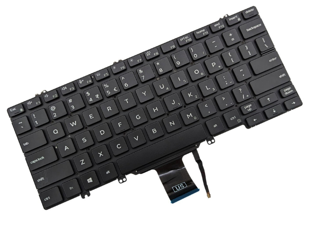 Dell Latitude 7300 / 5300 / 5310 backlit replacement laptop keyboard, US layout