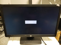 HP 22 inch monitor, rear view