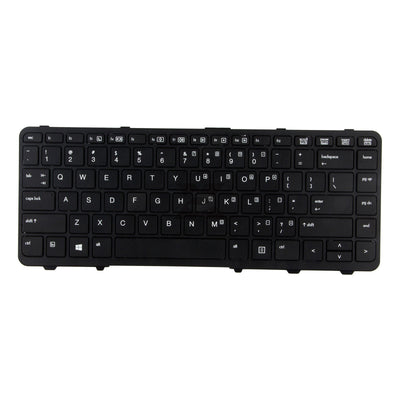HP ProBook 640 G1 / 645 G1 Non-Backlit Keyboard Replacement – Black with Frame | US Layout
